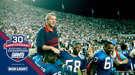 Giants celebrate 1990 Super Bowl champions with season-long 30th ...