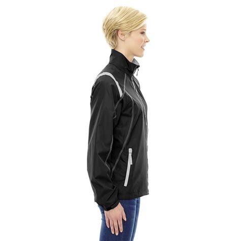 North End Women's Black Endurance Lightweight Colorblock Jacket