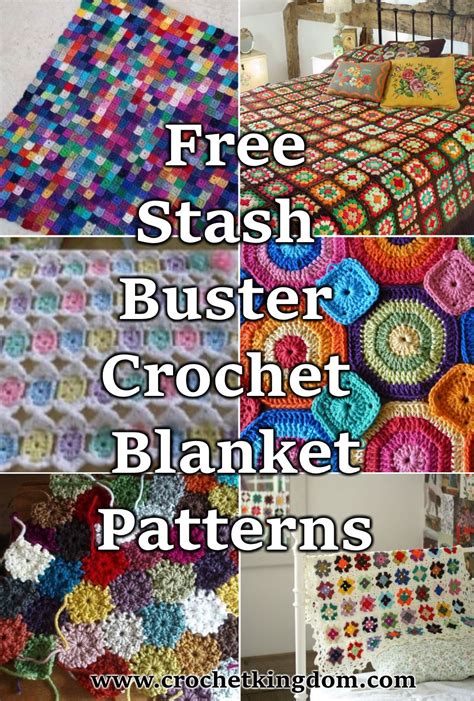 Stash Buster Crochet Blanket Patterns You Can't Resist!