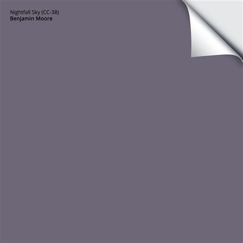 Nightfall Sky (CC-38): 9"x14.75" – Benjamin Moore x Samplize