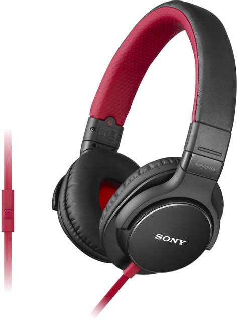 Sony MDR-ZX750AP/R with In-Line Mic and Remote High Performance Headset with Mic Price in India ...