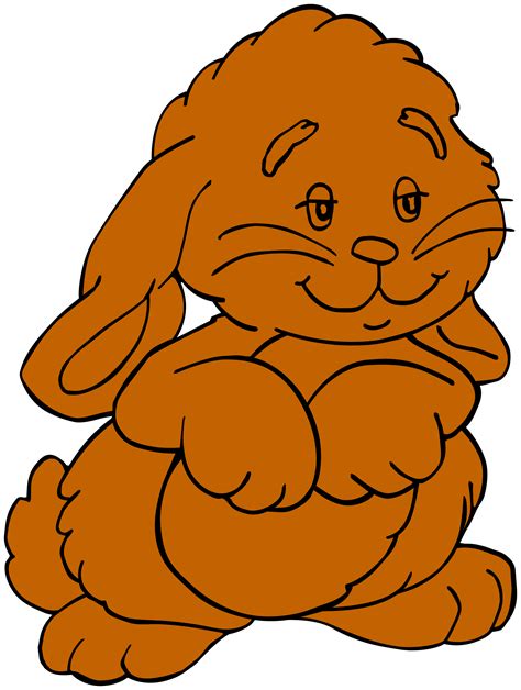 Clipart - bunny outline