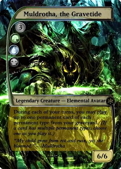 Muldrotha, the Gravetide – CustomizedMTG – Magic the Gathering Proxy Cards