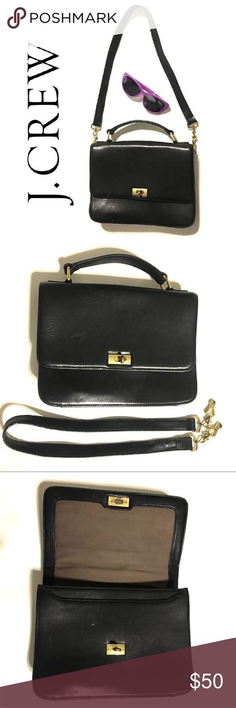 J. CREW Leather Edie Shoulder Handbag Crossbody | Handbag, Shoulder handbags, Cross body handbags