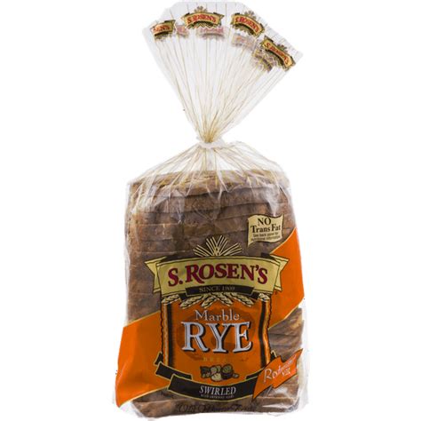 S. Rosen's Swirled Marble Rye Bread, Fresh 24 oz. - Walmart.com