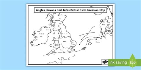 KS2 Angles, Saxons and Jutes British Isles Invasion