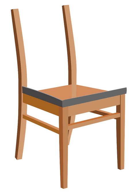 Wooden Chair Clip Art at Clker.com - vector clip art online, royalty ...