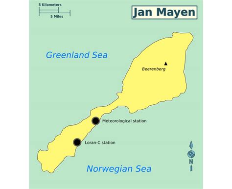 Maps of Jan Mayen | Collection of maps of Jan Mayen island | Europe | Mapsland | Maps of the World