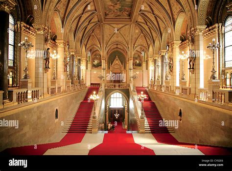 Hungary, Budapest, Parliament Building, Interior Stock Photo - Alamy