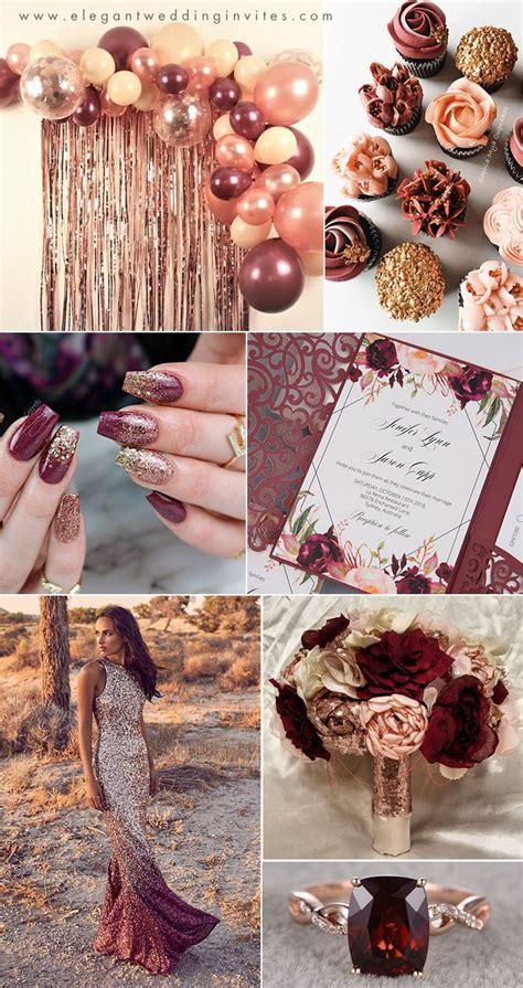 2021 Wedding Trends: Chic Rose Gold Wedding Ideas - Elegantweddinginvites.com Blog | Gold and ...