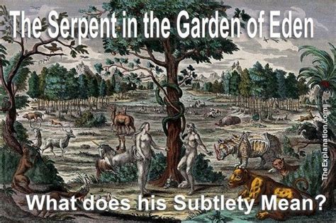 The Serpent And Eve In The Garden Of Eden Painting