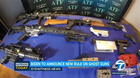 Biden and ghost guns: President to nominate new ATF director, release ...