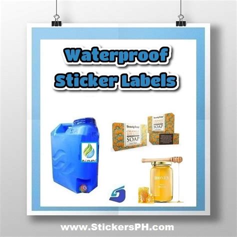 Waterproof Sticker Labels - StickersPH.com Philippines