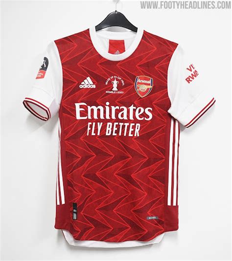 Arsenal präsentiert FA Cup 2020 Finale Trikot - Einzigartige Schriftart & Drei Besondere Logos ...