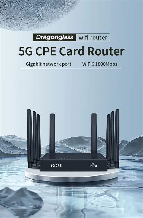 Wifi 6+5g Cpe Router External 8pcs Antenna Wifi 6 5.8g Vpn High-speed ...