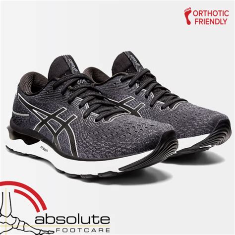 Asics Mens Gel Nimbus 24 4E Extra Wide Black White 1011B363-001 ...