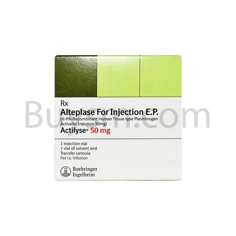 Actilyse 50 mg Injection | Buy Actilyse 50 mg Injection Online