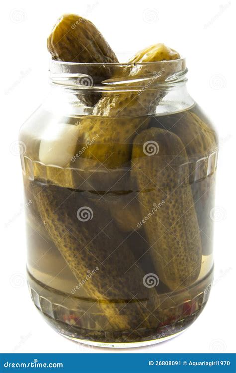 Pickle jar stock image. Image of pepper, ingredient, gourmet - 26808091