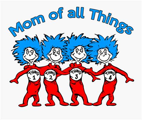 Thing 1 And Thing 2 Clipart , Png Download - Clip Art Dr Seuss Thing 1 And Thing 2 is a free ...