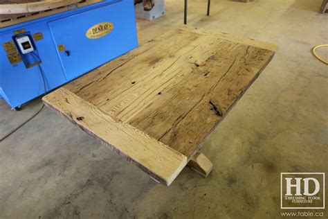 Reclaimed Wood Pedestal Table Ontario Mennonite Furniture Gerald Reinink (22) | Blog