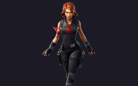 Fortnite Black Widow, Outfit, Skin, 4K, #196 Wallpaper PC Desktop