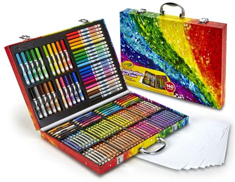 Crayola Inspiration Art Case (140 Pieces) with Crayons, Art Tools ...