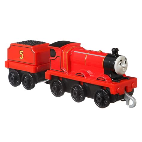 Thomas & Friends TrackMaster Push Along Die-Cast Metal James Train Engine - Walmart.com ...