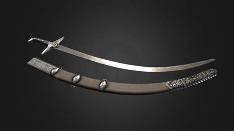 Shamshir Persian Sword - Buy Royalty Free 3D model by Ribfan Hariyanto ...