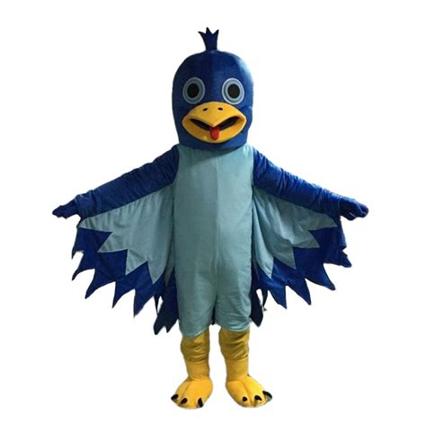 Free Shipping Lovely Blue Bird Mascot Costume