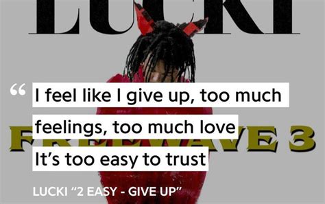 #lucki | Rap lyrics quotes, Inspirational quotes posters, Pretty lyrics