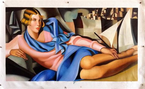 Tamara De Lempicka Portrait of Arlette Boucard 1928 Oil - Etsy