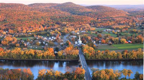 Sunderland Massachusetts Fall Foliage Photograph by John Burk