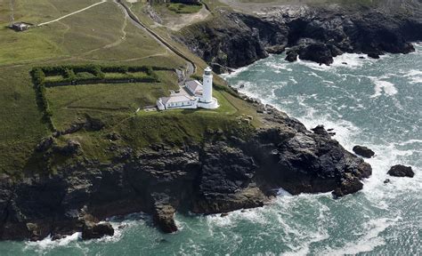 Trevose Head lighthouse - Cornwall aerial image | You can se… | Flickr