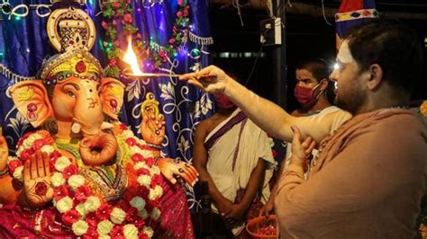 Ganesh Chaturthi celebrations begin in India amid Covid-19 restrictions ...