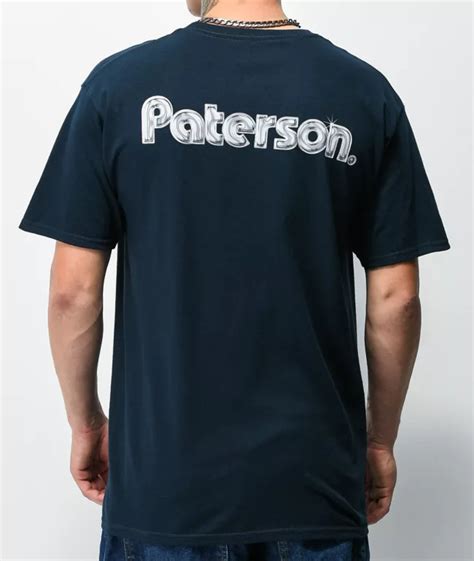 Paterson Chrome Navy Blue T-Shirt