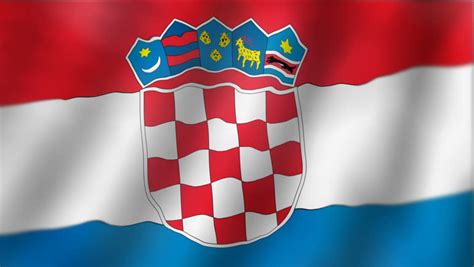 Croatia - Detail of Waving Stock Footage Video (100% Royalty-free) 770779 | Shutterstock