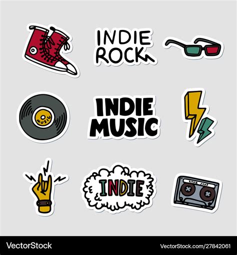 Indie Rock Band Logos