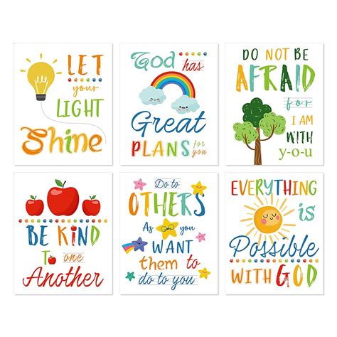 Buy HLNIUC Colorful Rainbow Art Print,Kids Inspirational Quote Canvas s ...