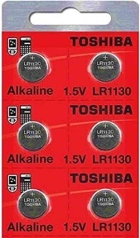 LR1130 AG10 189 1130 LR54 Pack Of 6 Toshiba Button Cell Battery EXP 2024 - Walmart.com