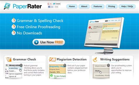 PaperRater.com (1/6) - Plagiarism Checker software, reviews, articles and resources