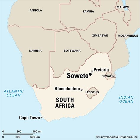 Soweto Township Map