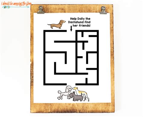 Free Printable Mazes for Kids | i should be mopping the floor