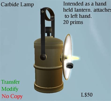 Second Life Marketplace - Carbide lamp