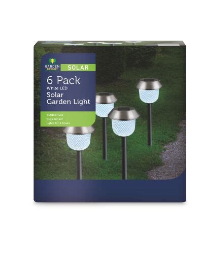 Garden Bright Solar Lights 6 Pack - ALDI UK