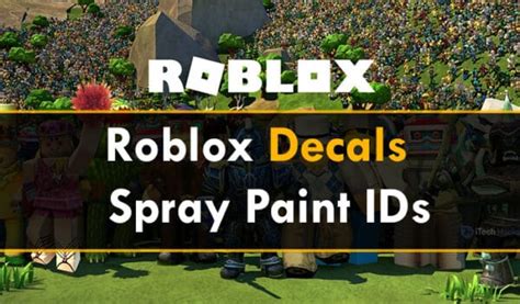 100+ Roblox Decals IDs or Spray Paint Codes 2024 (Working)