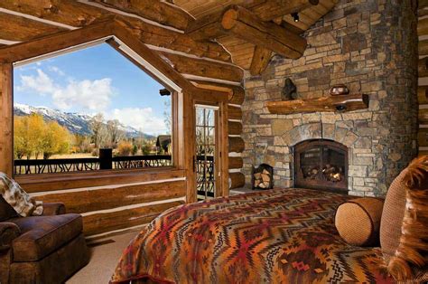 35+ Gorgeous log cabin style bedrooms to make you drool