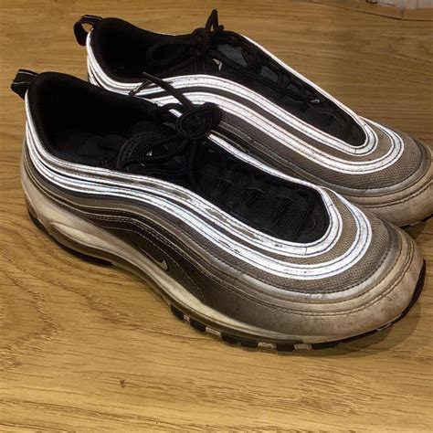 Nike Air Max 97’s Reflective Silver UK Size 9 Dont... - Depop