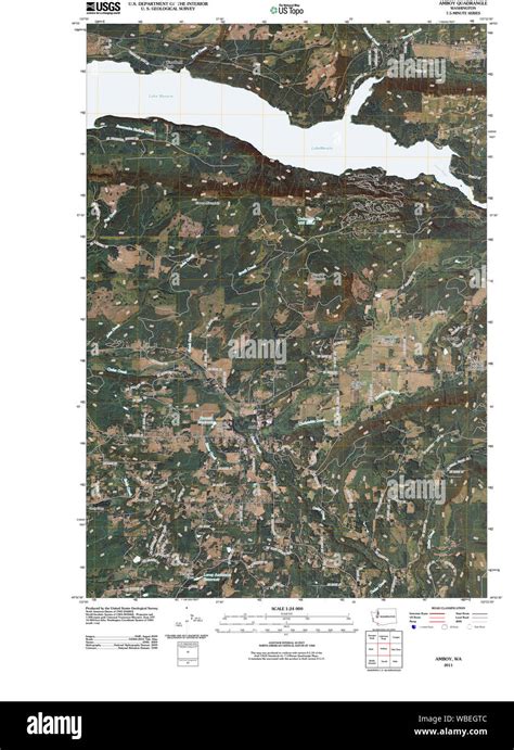 Amboy washington state map Cut Out Stock Images & Pictures - Alamy