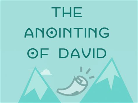 The Anointing Of David