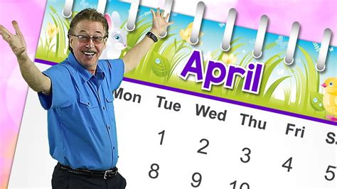 April | Calendar Song for Kids | Month of the Year Song | Jack Hartmann - YouTube